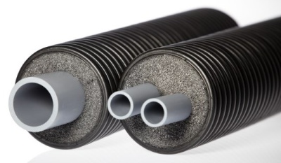 Труби теплоізольовані сталеві в пе оболонці 219х315 Труби теплоізольовані сталеві в пе оболонці 219х315